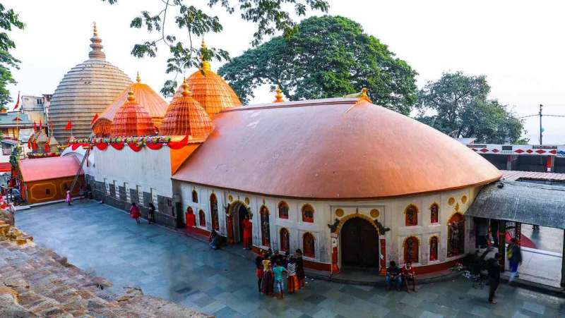 Kamakhya Temple in Guwahati, a sacred site dedicated to the goddess Kamakhya, known for its unique architecture and spiritual significance